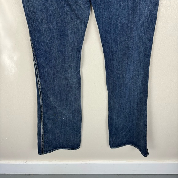 7 For All Mankind High Waist Vintage Bootcut Jeans Women's 26 Distressed NEW - Picture 9 of 9